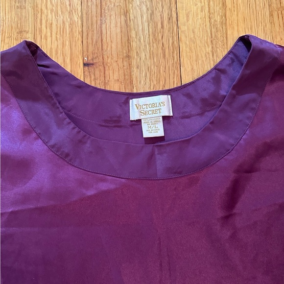 Victoria Secret gold label purple sleep shirt Size M/L (z) - Picture 2 of 10